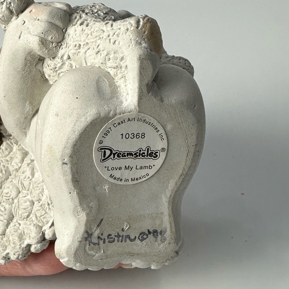 Dreamsicles Cherub Collectables Vintage “ Love My Lamb “ 1997 Figurine Used - Picture 6 of 6